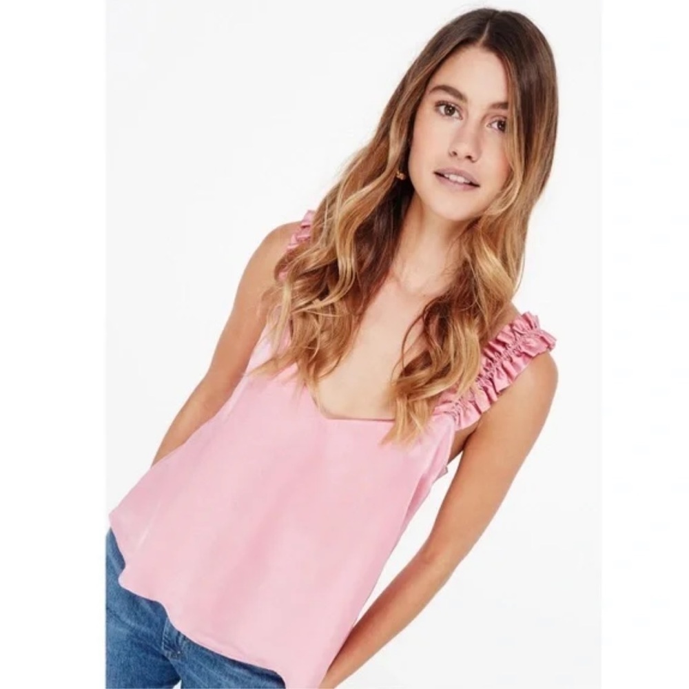 Cami NYC Linney Silk Tank in size Large 💗